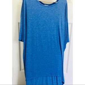 LuLaRoe Irma Solid Blue